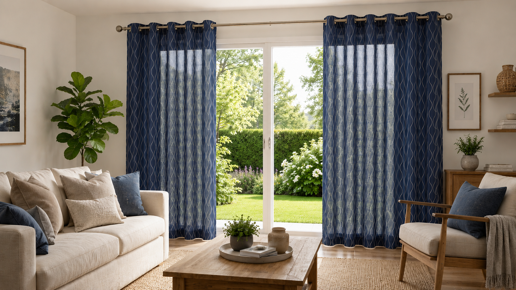 Semi Sheer Curtains