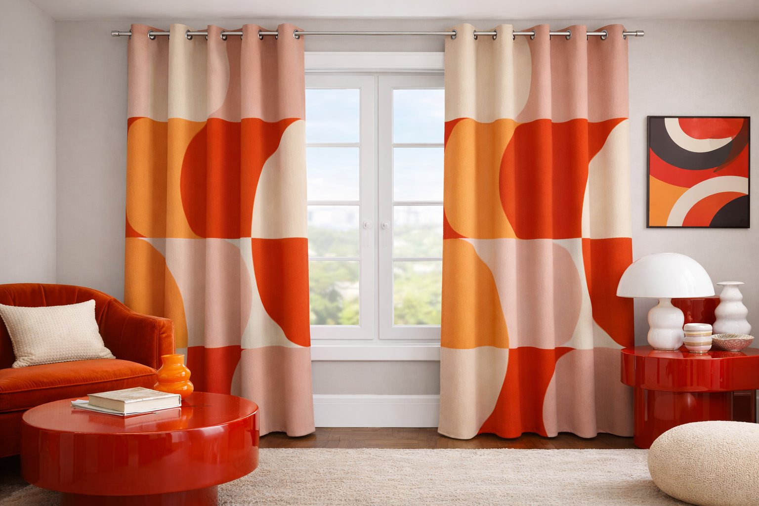Abstract Curtains – Shapes Decor