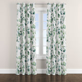 Farmhouse Eucalyptus Branch Botanical Blackout Window Curtain EUCALYPTUS