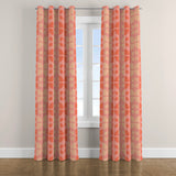 Abstract Geometric Shapes Pink Terracotta Blackout Window Curtains SIENNA