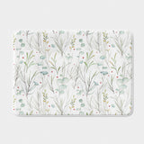 Eucaliptus, Fir Tree Branches And Mistletoe Christmas Floral Watercolor Bath Mat KERENSA