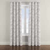 Rose Gold Floral Blossom Branches White Christmas Blackout Window Curtain BIANCA