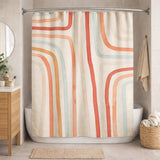 Abstract Art Watercolor Pale Pink Pastel Shower Curtain CANDY