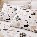 Tropical Organic Neutral Botanical Cotton Duvet Cover Set DYPSIS