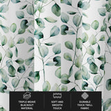 Farmhouse Eucalyptus Branch Botanical Blackout Window Curtain EUCALYPTUS