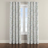 Eucaliptus, Fir Tree Branches And Mistletoe Christmas Floral Blackout Window Curtain KERENSA