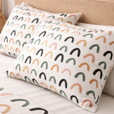 Scandinavian Pastel Geometric Nordic Cotton Duvet Cover Set LINNE
