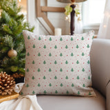 Minimalist Christmas Fir Tree Throw Pillow Cover TREES