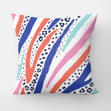 Abstract Geometric Shapes Muticolor Throw Pillow Cover NISSA