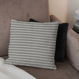 African Geometric Black White Ethnic Mudcloth Throw Pillow Cover NAIROBI