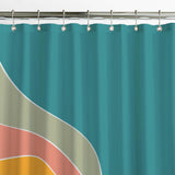 Abstract Shapes Pastel Colors Minimalist Shower Curtain NEMY