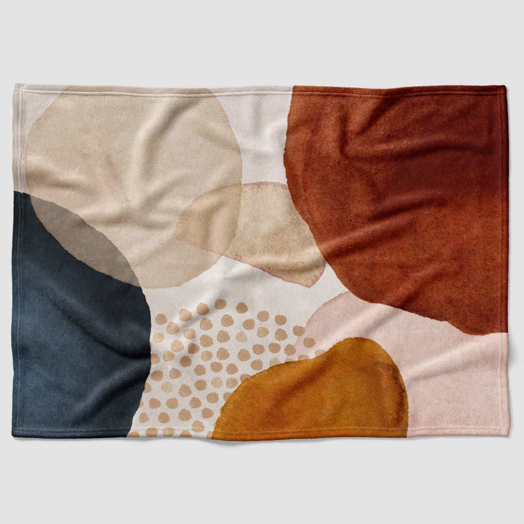 Blush colored throw cheap blanket