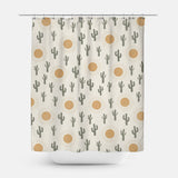 Summer Cactus Desert Sun Boho Southwestern Shower Curtain CACTUS