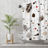 Tropical Organic Neutral Shower Curtain DYPSIS