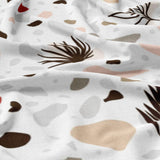 Tropical Organic Neutral Cotton Duvet Cover Set DYPSIS