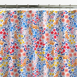 Multicolor Tiny Wild Flowers Botanical Floral Shower Curtain LALITA