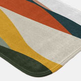 Colorful Desert Abstract Landscape Mid Century Modern Bath Mat DUNES