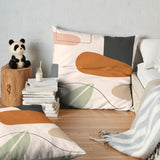 Abstract Art Mid Century Modern Throw Pillow Cover EILEEN