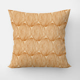Abstract Decorative Geometric Mustard Yellow Throw Pillow Cover JADE