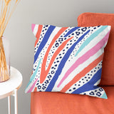 Abstract Geometric Shapes Muticolor Throw Pillow Cover NISSA