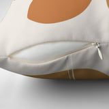 Abstract Scandinavian Earthy Tones Botanical Throw Pillow Cover LEAF