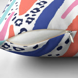 Abstract Geometric Shapes Muticolor Throw Pillow Cover NISSA