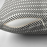 African Geometric Black White Ethnic Mudcloth Throw Pillow Cover NAIROBI