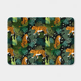 Tigers And Leaves Boho Jungle Tropical Shower Curtain KENDARI
