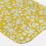 Vintage Daisy Flowers Cottage Farmhouse Floral Bath Mat MARISE