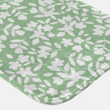 Vintage Daisy Flowers Cottage Farmhouse Floral Bath Mat MARISE