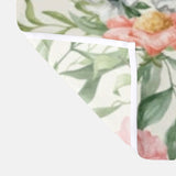 Watercolor Flowers Leaves Green Botanical Floral Shower Curtain FIZA