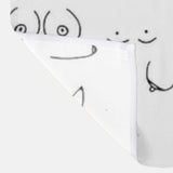 Boobs Female Body Feminist Funny Art Boho Shower Curtain BOOBS